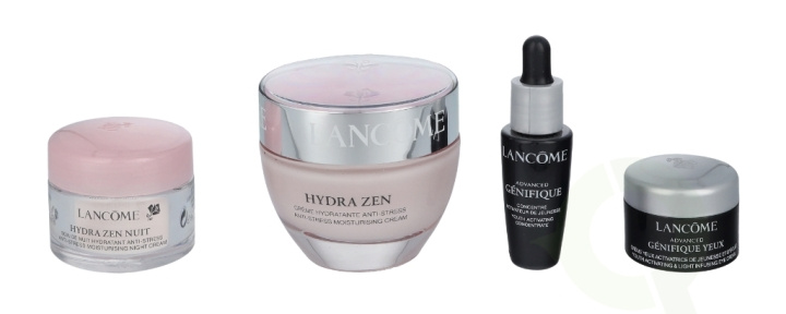 Lancome Hydra Zen Anti-Stress Moisturizing Cream Set 80 ml Cream 50ml/Night Cream 15ml/Eye Cream 5ml/Serum 10ml i gruppen HELSE OG SKJØNNHET / Gavesett / Gavesett for henne hos TP E-commerce Nordic AB (C52996)