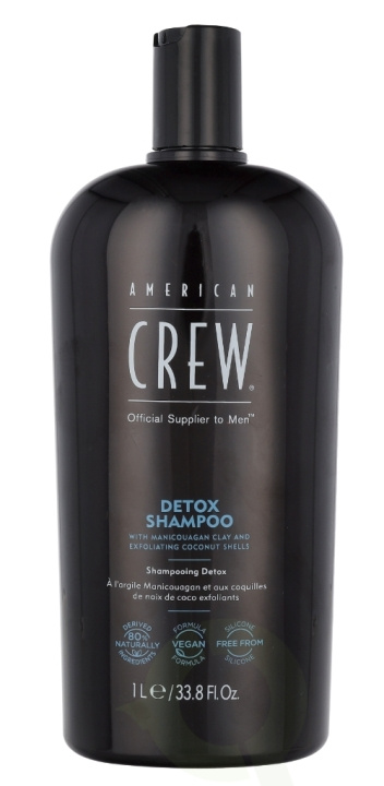 American Crew Detox Shampoo 1000 ml i gruppen HELSE OG SKJØNNHET / Hår & styling / Hårpleie / Sjampo hos TP E-commerce Nordic AB (C53192)