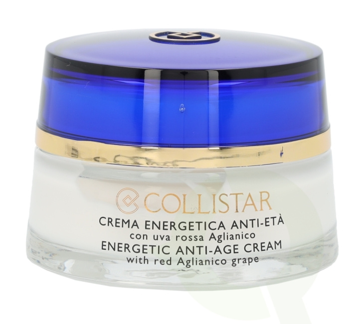 Collistar Energetic Anti-Age Cream 50 ml With Red Aglianico Grape i gruppen HELSE OG SKJØNNHET / Hudpleie / Ansikt / Anti age hos TP E-commerce Nordic AB (C53230)