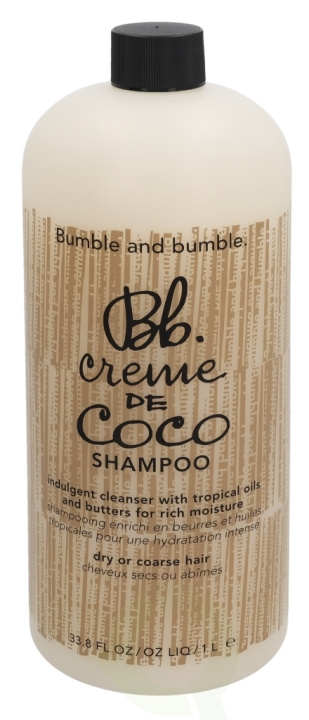 Bumble and Bumble Bumble & Bumble Creme de Coco Shampoo 1000 ml i gruppen HELSE OG SKJØNNHET / Hår & styling / Hårpleie / Sjampo hos TP E-commerce Nordic AB (C53247)