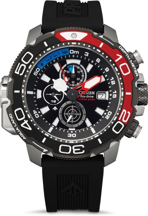 Citizen Eco-Drive Marine BJ2167-03E - armbandsur, 50,4 mm i gruppen SPORT, FRITID & HOBBY / Tilbehør / Klokker hos TP E-commerce Nordic AB (C53303)