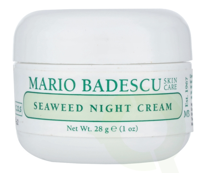 Mario Badescu Seaweed Night Cream 28 gr i gruppen HELSE OG SKJØNNHET / Hudpleie / Ansikt / Ansiktskrem hos TP E-commerce Nordic AB (C53573)