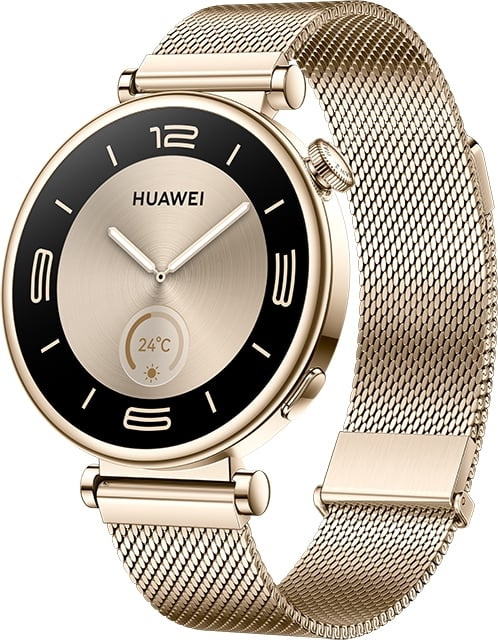 Huawei Watch GT4 Elegant - Smartklokke, 41 mm, gull i gruppen SPORT, FRITID & HOBBY / Smartwatch og Aktivitetsmålere / Smartwatches hos TP E-commerce Nordic AB (C54072)