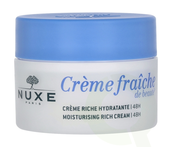 Nuxe Creme Fraiche De Beaute 48H Moisturising Rich Cream 50 ml Skin Dry i gruppen HELSE OG SKJØNNHET / Hudpleie / Ansikt / Ansiktskrem hos TP E-commerce Nordic AB (C54280)