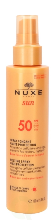 Nuxe Sun Melting Spray High Protection SPF50 150 ml i gruppen HELSE OG SKJØNNHET / Hudpleie / Soling / Solkrem hos TP E-commerce Nordic AB (C54292)