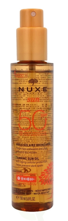 Nuxe Tanning Sun Oil SPF50 150 ml i gruppen HELSE OG SKJØNNHET / Hudpleie / Soling / Solkrem hos TP E-commerce Nordic AB (C54343)