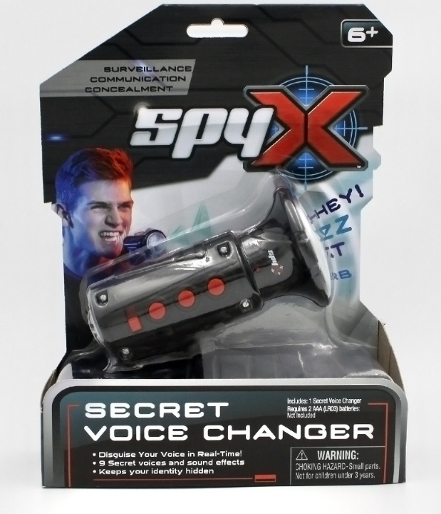 SpyX Secret Voice Changer - Hemlig röstomvandlare i gruppen SPORT, FRITID & HOBBY / Morsomme produkter / Spion gadgets hos TP E-commerce Nordic AB (C54608)