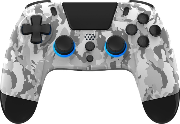 Gioteck VX4+ RGB trådlös handkontroll, White Camo, PS4 i gruppen Elektronikk / TV-spill & tilbehør / Sony PlayStation 4 hos TP E-commerce Nordic AB (C54628)