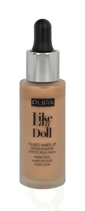 Pupa Milano Pupa Pupa Like A Doll Perfecting Make-Up Fluid SPF15 30 ml #040 Medium Beige i gruppen HELSE OG SKJØNNHET / Makeup / Makeup ansikt / Foundation hos TP E-commerce Nordic AB (C54811)