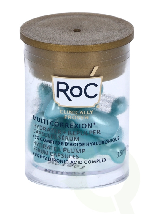 ROC Multi Correxion Hydrate & Plump Serum Capsules 3.5 ml 10x0,35ml i gruppen HELSE OG SKJØNNHET / Hudpleie / Ansikt / Hudserum hos TP E-commerce Nordic AB (C55004)