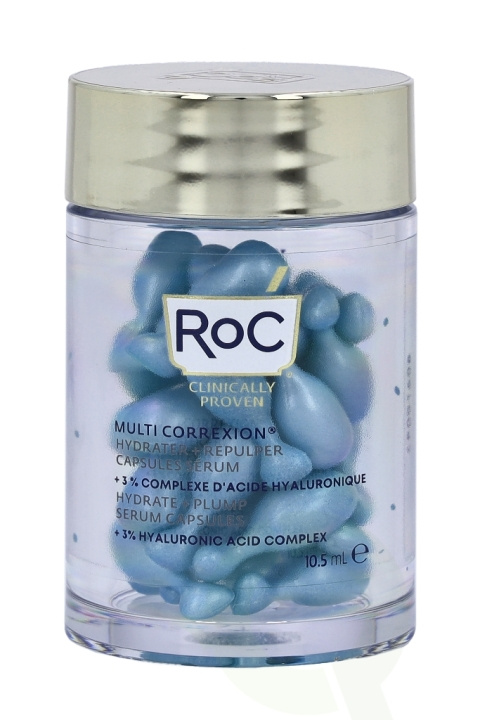 ROC Multi Correxion Hydrate & Plump Serum Capsules 10.5 ml 30x0,35ml i gruppen HELSE OG SKJØNNHET / Hudpleie / Ansikt / Hudserum hos TP E-commerce Nordic AB (C55005)