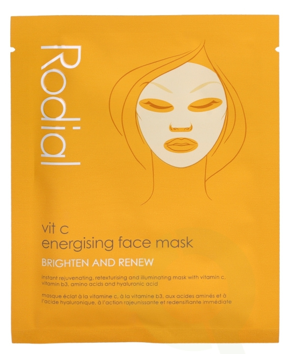 Rodial Vit C Energizing Face Mask 80 ml 4x20ml i gruppen HELSE OG SKJØNNHET / Hudpleie / Ansikt / Masker hos TP E-commerce Nordic AB (C55037)