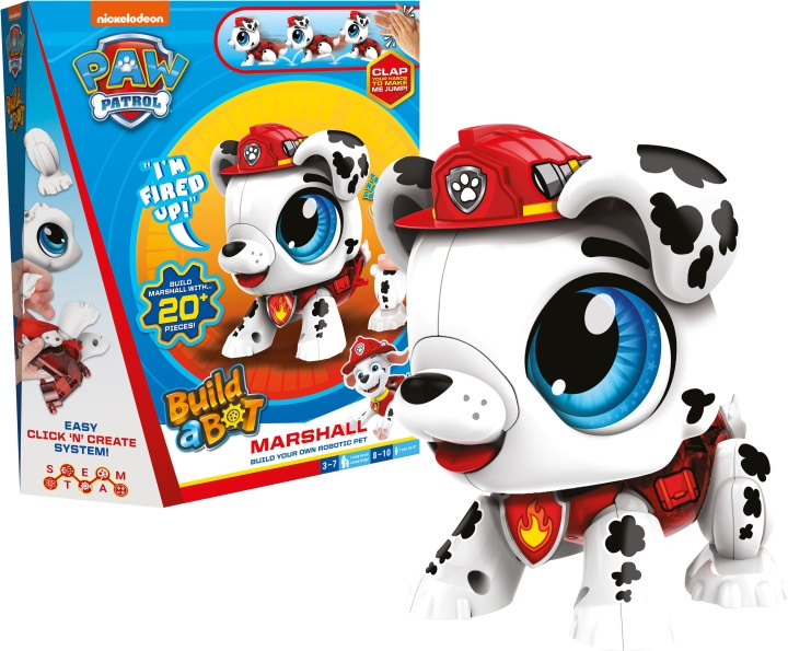 Bygg en Bot Paw Patrol Marshall i gruppen LEKER, BARN OG BABY / Leker / Leksaker hos TP E-commerce Nordic AB (C55385)