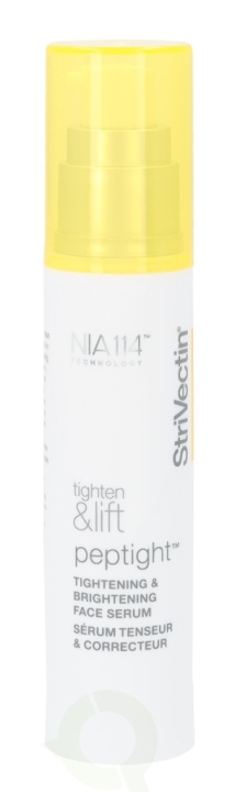 StriVectin Peptight Tightening & Brightening Face Serum 50 ml Visibly Tightens, Firms & Improves Radiance i gruppen HELSE OG SKJØNNHET / Hudpleie / Ansikt / Hudserum hos TP E-commerce Nordic AB (C55879)