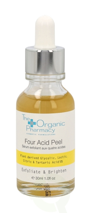 The Organic Pharmacy Four Acid Peel 30 ml Glycolic/lactic/citric/Tartaric acid 5% Exfoliates & Brighten/texture/sm i gruppen HELSE OG SKJØNNHET / Hudpleie / Ansikt / Hudserum hos TP E-commerce Nordic AB (C56211)