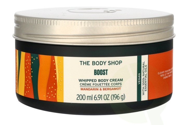 The Body Shop Boost Whipped Body Cream 200 ml Mandarin & Bergamot i gruppen HELSE OG SKJØNNHET / Hudpleie / Kroppspleie / Body lotion hos TP E-commerce Nordic AB (C56355)