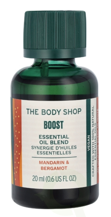 The Body Shop Boost Essential Oil Blend 20 ml Mandarin & Bergamot i gruppen HELSE OG SKJØNNHET / Hudpleie / Kroppspleie / Kroppsolje hos TP E-commerce Nordic AB (C56366)