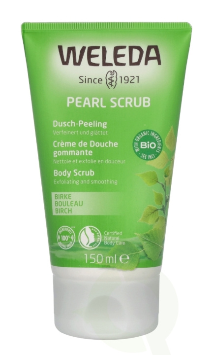 Weleda Pearl Scrub Birch Body Scrub 150 ml i gruppen HELSE OG SKJØNNHET / Hudpleie / Kroppspleie / Body lotion hos TP E-commerce Nordic AB (C56729)