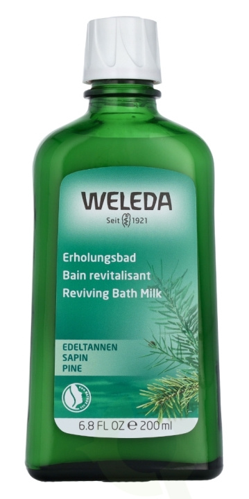 Weleda Pine Reviving Bath Milk 200 ml i gruppen HELSE OG SKJØNNHET / Hudpleie / Kroppspleie / Bad- og dusjkrem hos TP E-commerce Nordic AB (C56732)