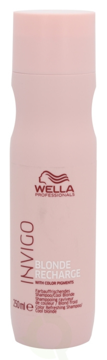 Wella Invigo - Blonde Recharge Color Refr. Shampoo 250 ml With Color Pigment i gruppen HELSE OG SKJØNNHET / Hår & styling / Hårpleie / Sjampo hos TP E-commerce Nordic AB (C56846)