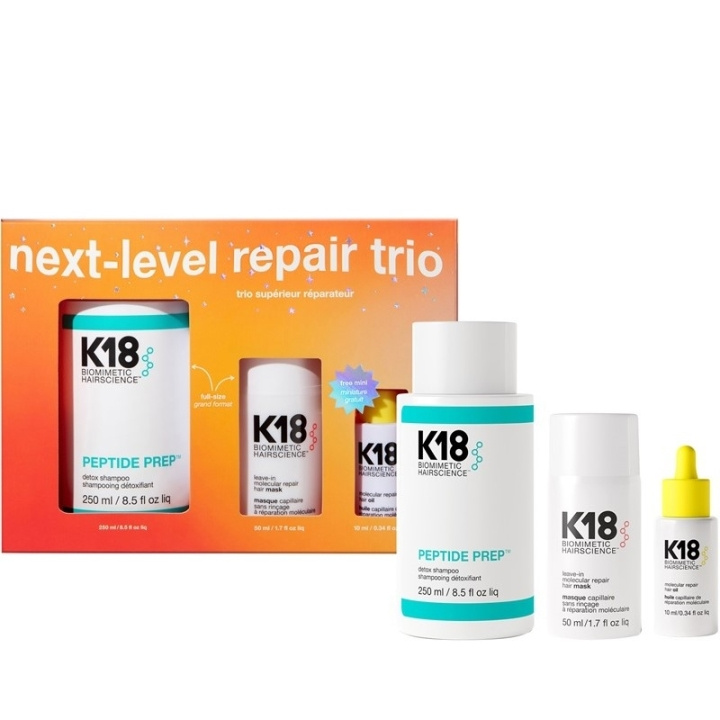 K18 Next Level Repair Trio i gruppen HELSE OG SKJØNNHET / Hår & styling / Hårpleie / Hårmaske hos TP E-commerce Nordic AB (C56967)