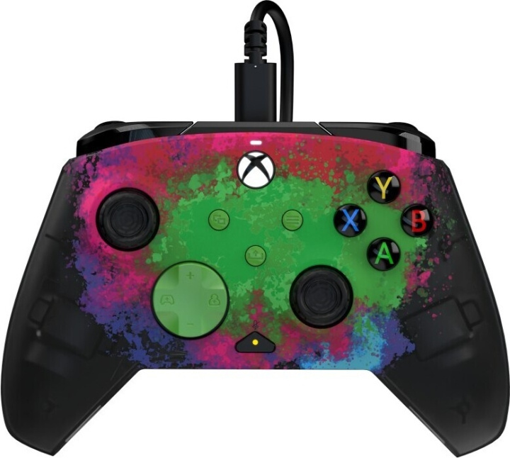 PDP Gaming Rematch Wired Controller - Space Dust (Glow In Dark) - trådbunden spelkontroll, Xbox i gruppen Elektronikk / TV-spill & tilbehør / Xbox Series X / Tilbehør hos TP E-commerce Nordic AB (C57288)