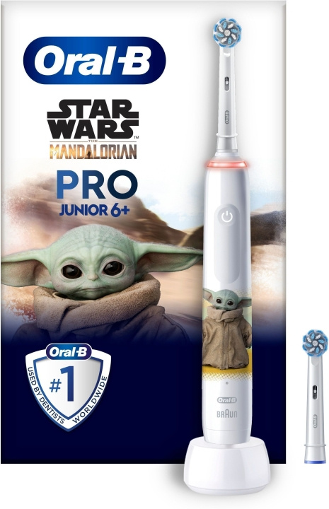 Oral B Pro Junior Star Wars - elektrisk tannbørste i gruppen HELSE OG SKJØNNHET / Munnpleie / Elektriske tannbørster hos TP E-commerce Nordic AB (C57814)