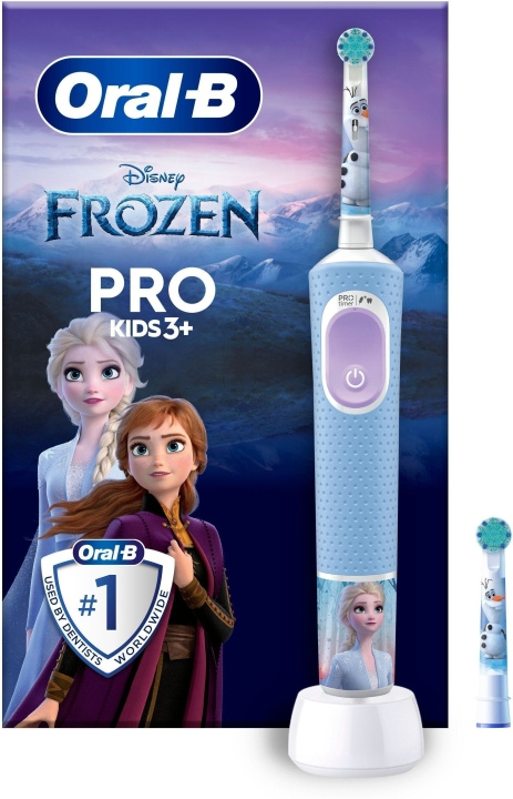 Oral B Vitality Pro Kids Frozen - elektrisk tannbørste i gruppen HELSE OG SKJØNNHET / Munnpleie / Elektriske tannbørster hos TP E-commerce Nordic AB (C57815)