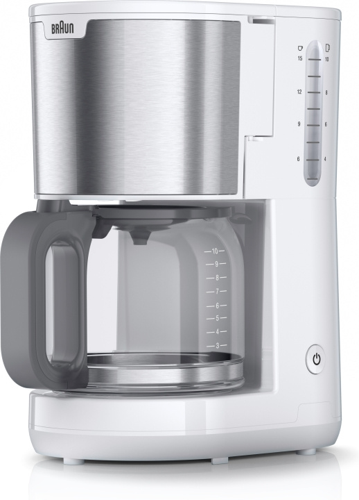 Braun KF1500WH PurShine kaffebryggare i gruppen HJEM, HUS OG HAGE / Husholdningsapparater / Kaffe og espresso / Kaffetraktere hos TP E-commerce Nordic AB (C57835)