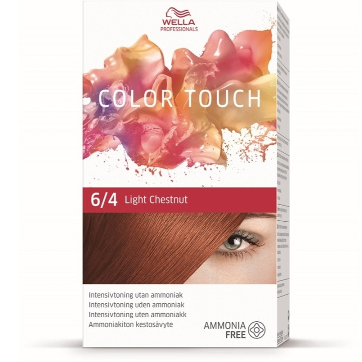 Wella Color Touch Vibrant Reds 6/4 Light Chestnut i gruppen HELSE OG SKJØNNHET / Hår & styling / Hårpleie / Hårfarge / Hårfarge & Fargebombe hos TP E-commerce Nordic AB (C57918)