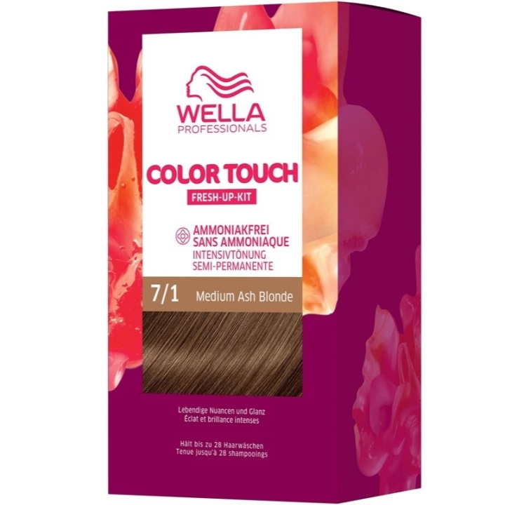 Wella Color Touch Rich Naturals 7/1 Medium Ash Blonde i gruppen HELSE OG SKJØNNHET / Hår & styling / Hårpleie / Hårfarge / Hårfarge & Fargebombe hos TP E-commerce Nordic AB (C57927)