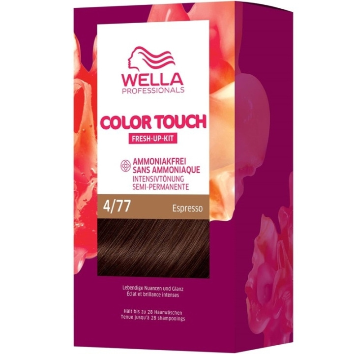 Wella Color Touch Deep Browns 4/77 Espresso i gruppen HELSE OG SKJØNNHET / Hår & styling / Hårpleie / Hårfarge / Hårfarge & Fargebombe hos TP E-commerce Nordic AB (C57932)