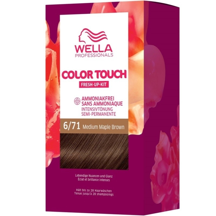 Wella Color Touch Deep Browns 6/71 Medium Maple Brown i gruppen HELSE OG SKJØNNHET / Hår & styling / Hårpleie / Hårfarge / Hårfarge & Fargebombe hos TP E-commerce Nordic AB (C57938)