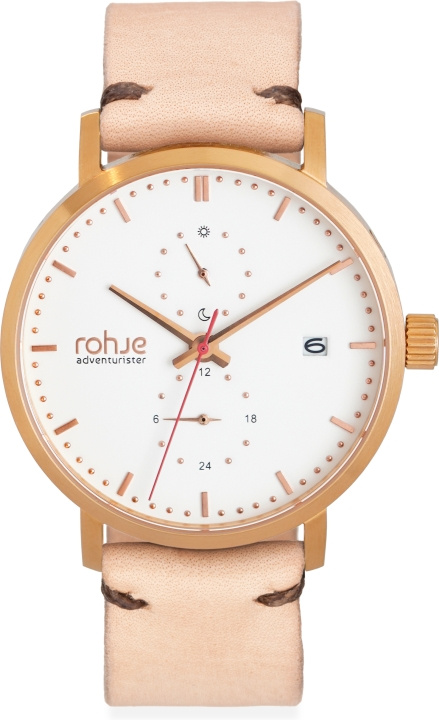 Rohje Adventurister Elegance armbandsur, natur i gruppen SPORT, FRITID & HOBBY / Tilbehør / Klokker hos TP E-commerce Nordic AB (C58055)