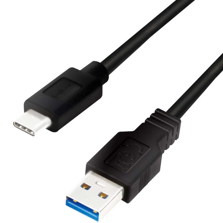 LogiLink USB-A - USB-C-kabel USB 3.2 Gen1 15W 0,15 m i gruppen Datautstyr / Kabler og adaptere / USB / USB-A / Kabler hos TP E-commerce Nordic AB (C58109)