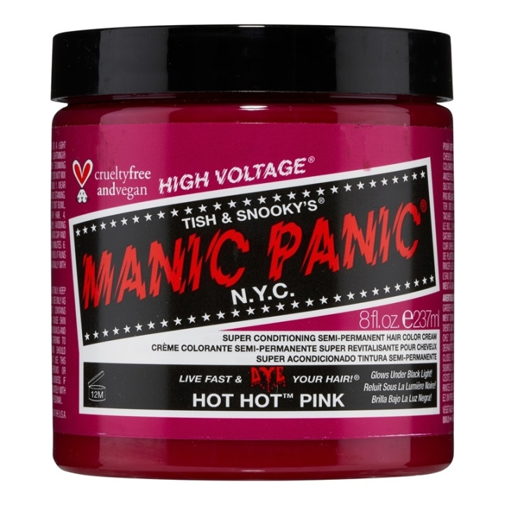 Manic Panic Hot Hot Pink Classic Creme 237 ml i gruppen HELSE OG SKJØNNHET / Hår & styling / Hårpleie / Hårfarge / Hårfarge & Fargebombe hos TP E-commerce Nordic AB (C58356)