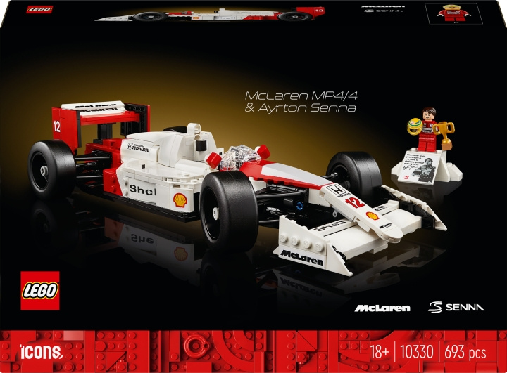 LEGO Icons 10330 - McLaren MP4/4 & Ayrton Senna i gruppen LEKER, BARN OG BABY / Leker / Byggeleker / Lego hos TP E-commerce Nordic AB (C58548)