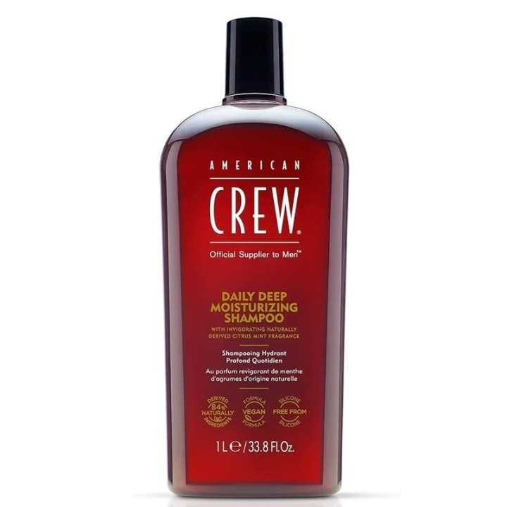 American Crew Daily Deep Moisturizing Shampoo 1000ml i gruppen HELSE OG SKJØNNHET / Hår & styling / Hårpleie / Sjampo hos TP E-commerce Nordic AB (C58783)