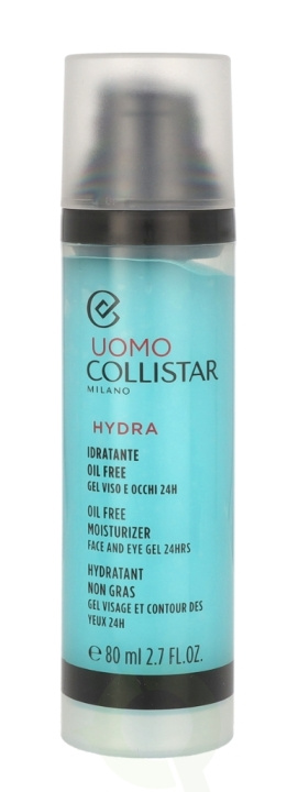 Collistar Uomo Hydra Oil Free Moisturizer Face And Eye Gel 80 ml i gruppen HELSE OG SKJØNNHET / Hudpleie / Ansikt / Ansiktskrem hos TP E-commerce Nordic AB (C59011)