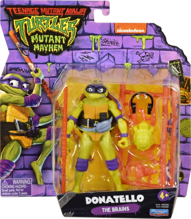 Teenage Mutant Ninja Turtles: Mutant Mayhem Donatello-figur i gruppen LEKER, BARN OG BABY / Leker / Figurer, miniatyrer og tilbehør hos TP E-commerce Nordic AB (C59134)