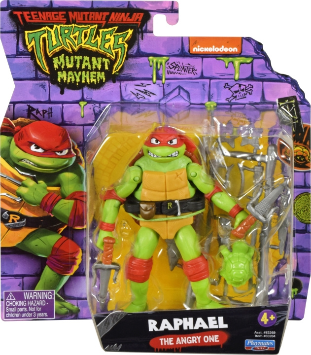 Teenage Mutant Ninja Turtles: Mutant Mayhem Raphael Figur i gruppen LEKER, BARN OG BABY / Leker / Figurer, miniatyrer og tilbehør hos TP E-commerce Nordic AB (C59137)