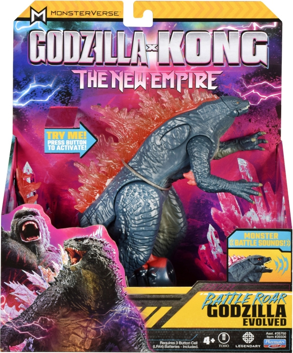 Godzilla x Kong: The New Empire Deluxe Battle Roar Godzilla Evolved Figure, 17,5 cm i gruppen LEKER, BARN OG BABY / Leker / Figurer & miniatyrer hos TP E-commerce Nordic AB (C59145)