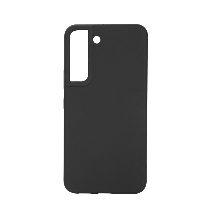 Essentials Samsung Galaxy S21 FE silicone back cover, Black i gruppen SMARTTELEFON & NETTBRETT / Mobilbeskyttelse / Samsung hos TP E-commerce Nordic AB (C59185)