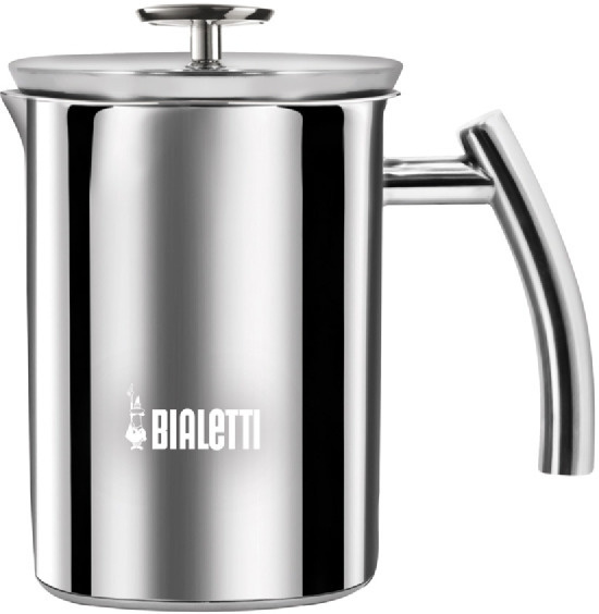 Bialetti mjölkskummare, 1 L, rostfritt stål i gruppen HJEM, HUS OG HAGE / Husholdningsapparater / Kaffe og espresso / Melkeskummer hos TP E-commerce Nordic AB (C60110)