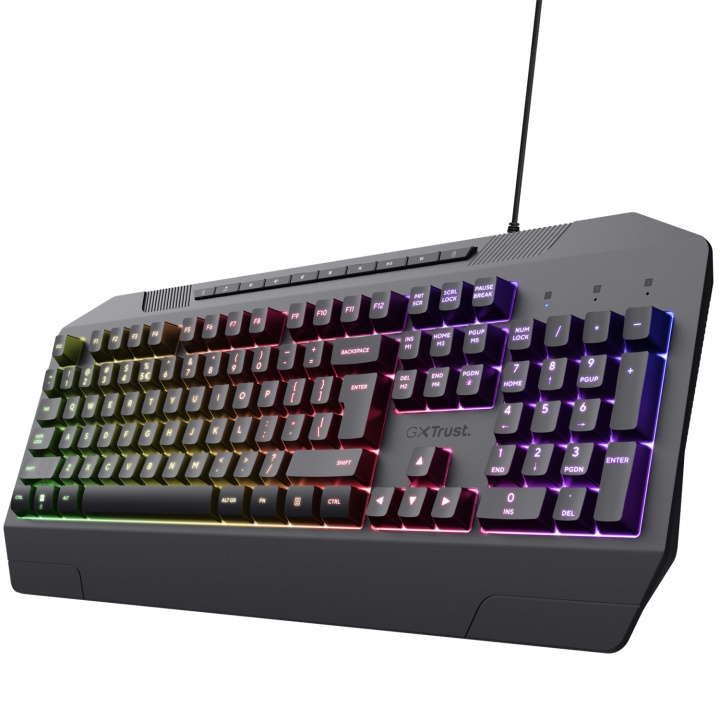 Trust GXT 836 Evocx Gamingtangentbord Nordisk layout i gruppen Datautstyr / GAMING / Tastatur hos TP E-commerce Nordic AB (C60970)