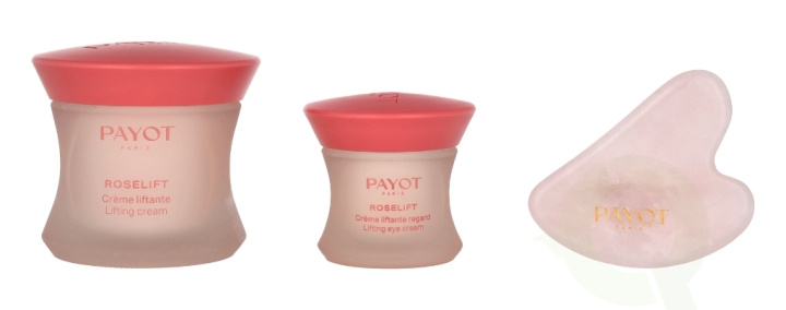 Payot Roselift Set 65 ml Roselift Lifting Cream 50ml/Roselift Lifting Eye Cream 15ml +Accessoire Van Kwarts i gruppen HELSE OG SKJØNNHET / Gavesett / Gavesett for henne hos TP E-commerce Nordic AB (C61111)