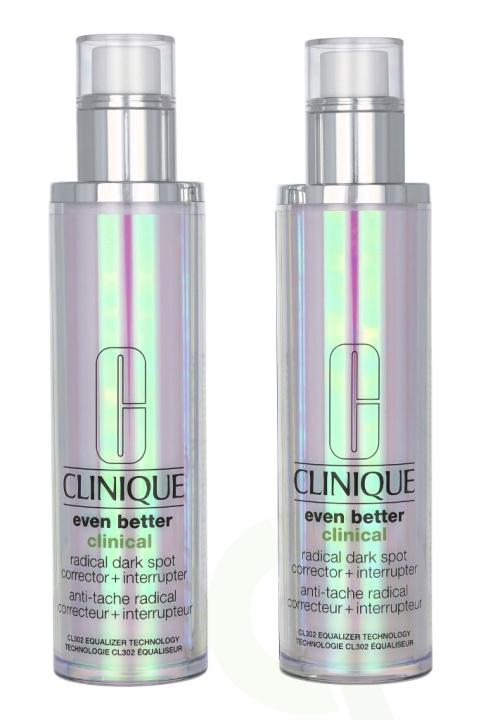 Clinique Even Better Clinical Radical Dark Spot 200 ml Corrector + Interrupter/2x100ml i gruppen HELSE OG SKJØNNHET / Hudpleie / Ansikt / Dagkrem hos TP E-commerce Nordic AB (C61462)