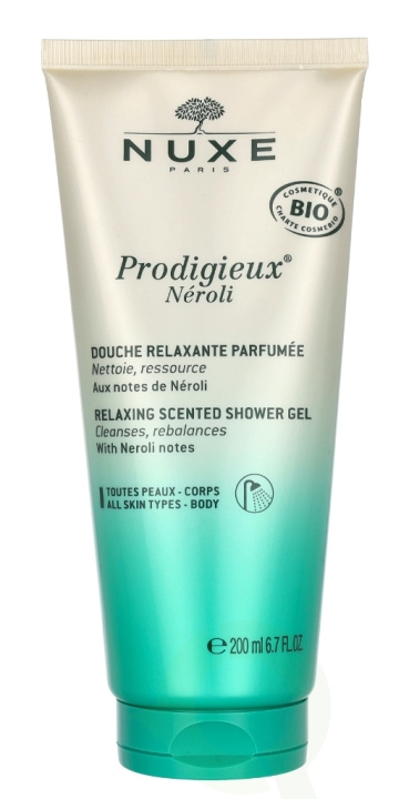 Nuxe Prodigieux Neroli Relaxing Scented Shower Gel 200 ml i gruppen HELSE OG SKJØNNHET / Hudpleie / Kroppspleie / Bad- og dusjkrem hos TP E-commerce Nordic AB (C61489)