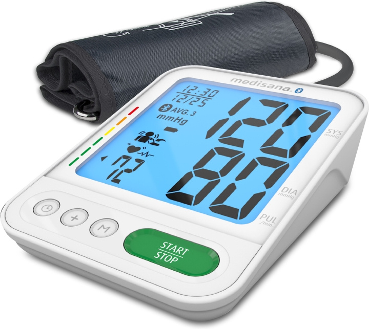 Medisana BU584 Connect -blood pressure monitor, white i gruppen HELSE OG SKJØNNHET / Helsepleie / Blodtrykksmålere hos TP E-commerce Nordic AB (C61550)