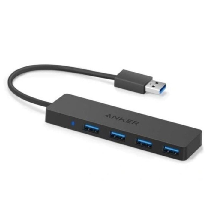 Anker USB Hub 4x USB-A 2.0 i gruppen Datautstyr / Datamaskin Tilbehør / USB-Hubs hos TP E-commerce Nordic AB (C62075)